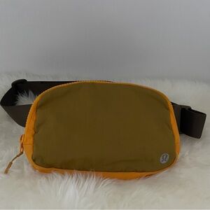 lululemon athletica Olive and Orange Belt Bag